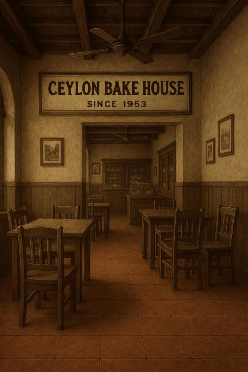 Ceylon Bake House Restaurant Interior